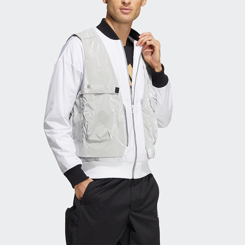 adidas adidas x Transformers Crossover CNY Detachable Jacket Gray HM7467 outlook