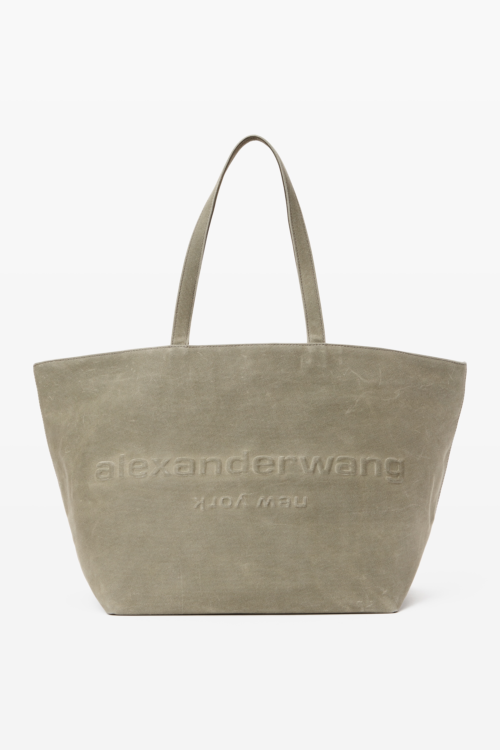 Punch Tote Bag in wax canvas - 1