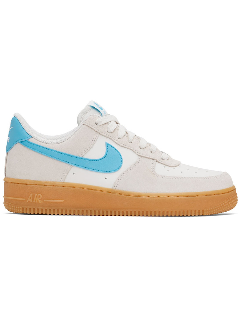 Gray & Blue Air Force 1 '07 LV8 Sneakers - 1
