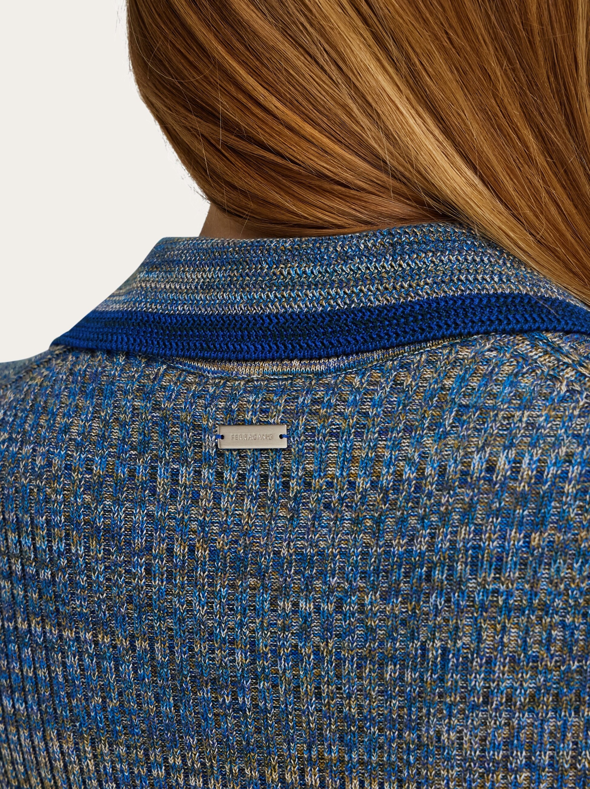 Knitted top with lace detail - 5