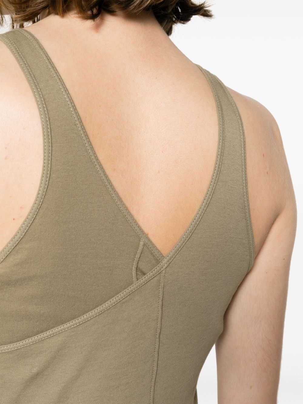 V-neck organic-cotton tank top - 5