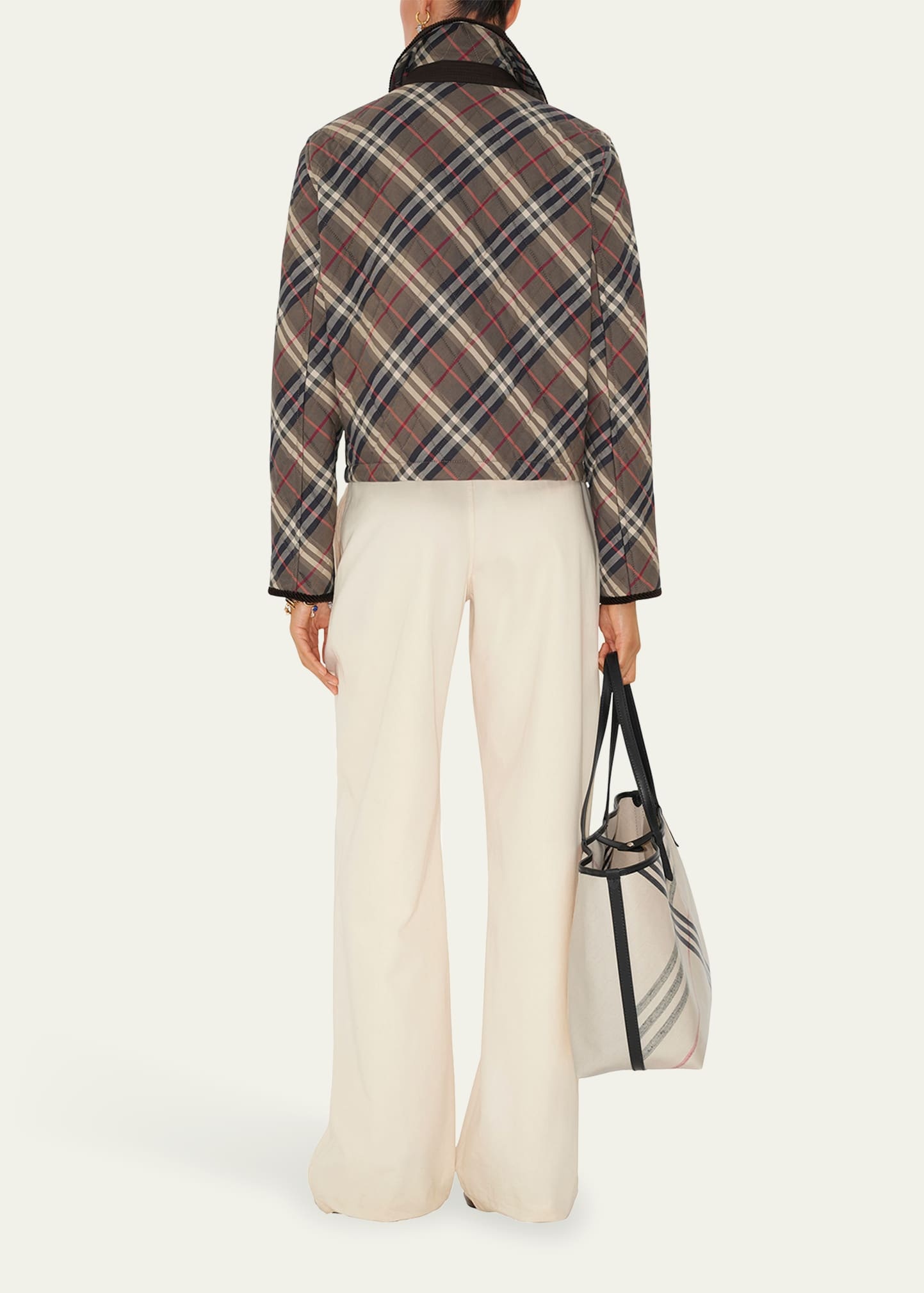 Oldham Check Quilted Barn Jacket - 3