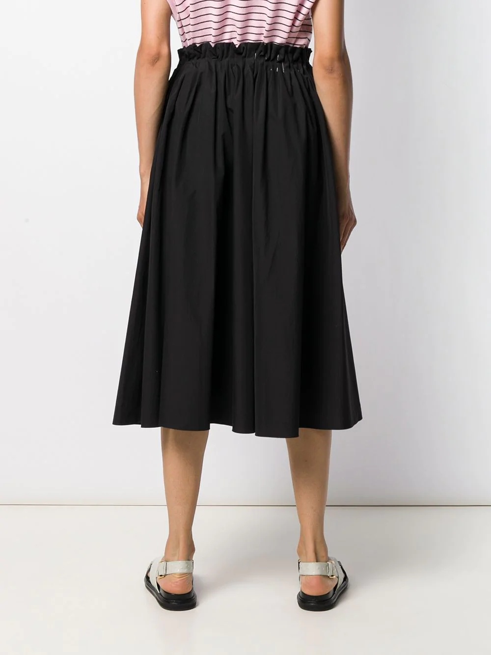 pleated a-lined skirt - 4