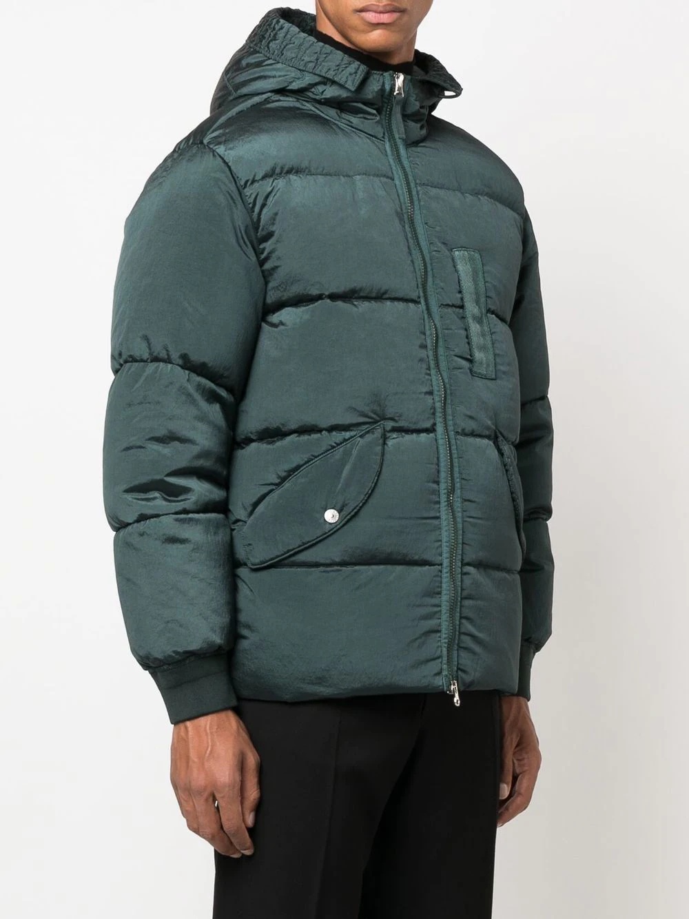 hooded puffer jacket - 3