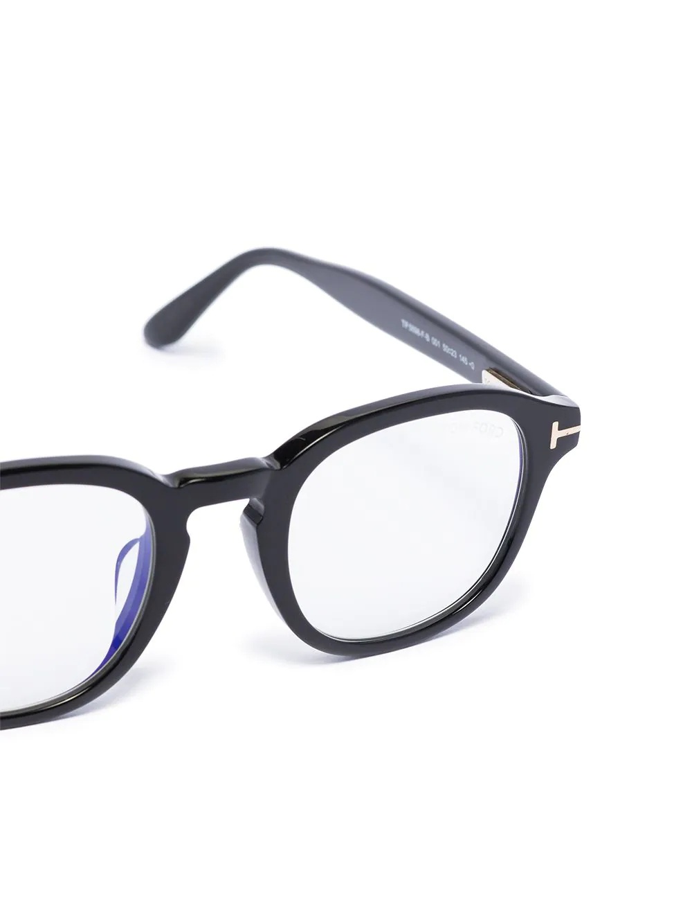 Blue Block round-frame glasses - 4