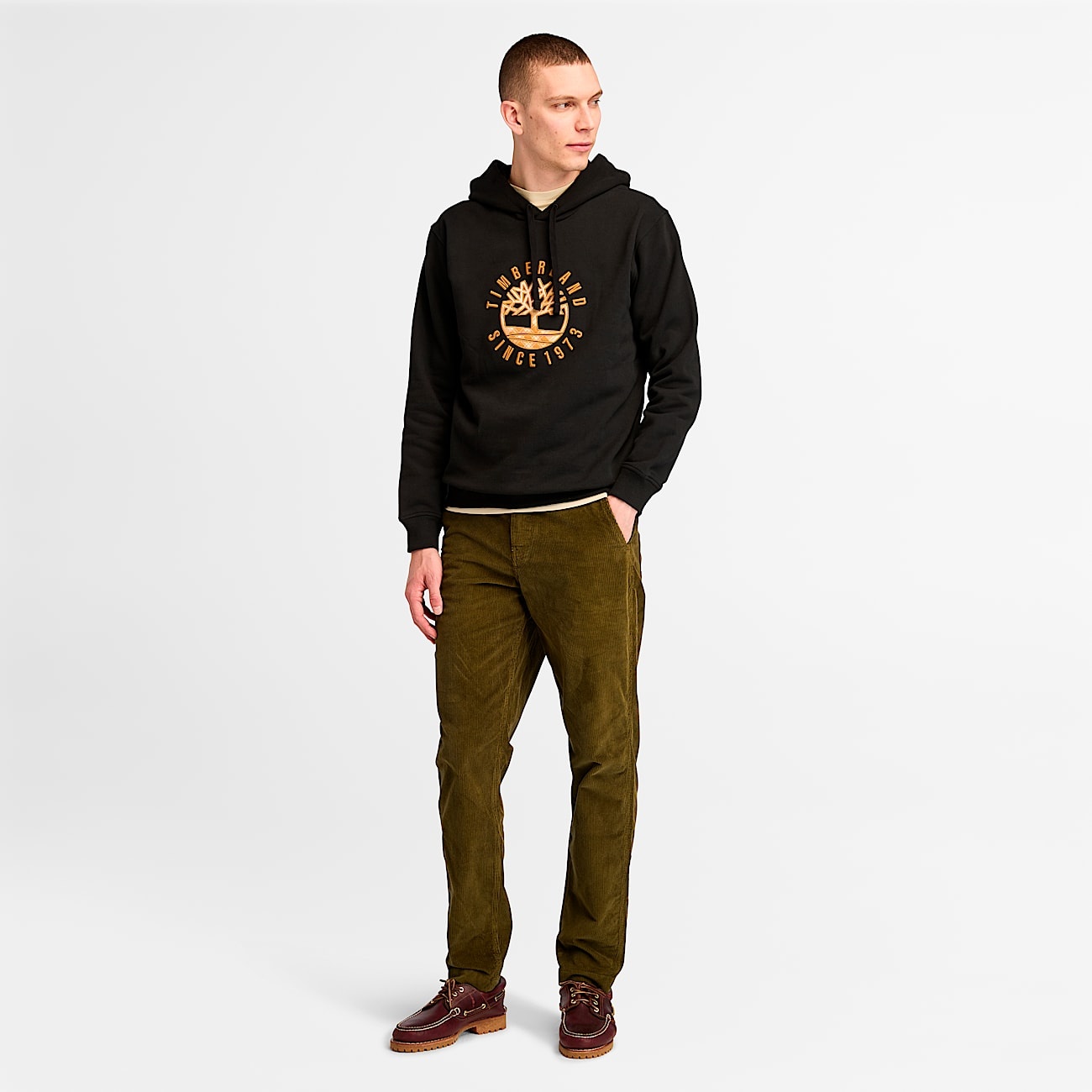 Men's Timberland® Heritage Plaid Logo Hoodie - 3