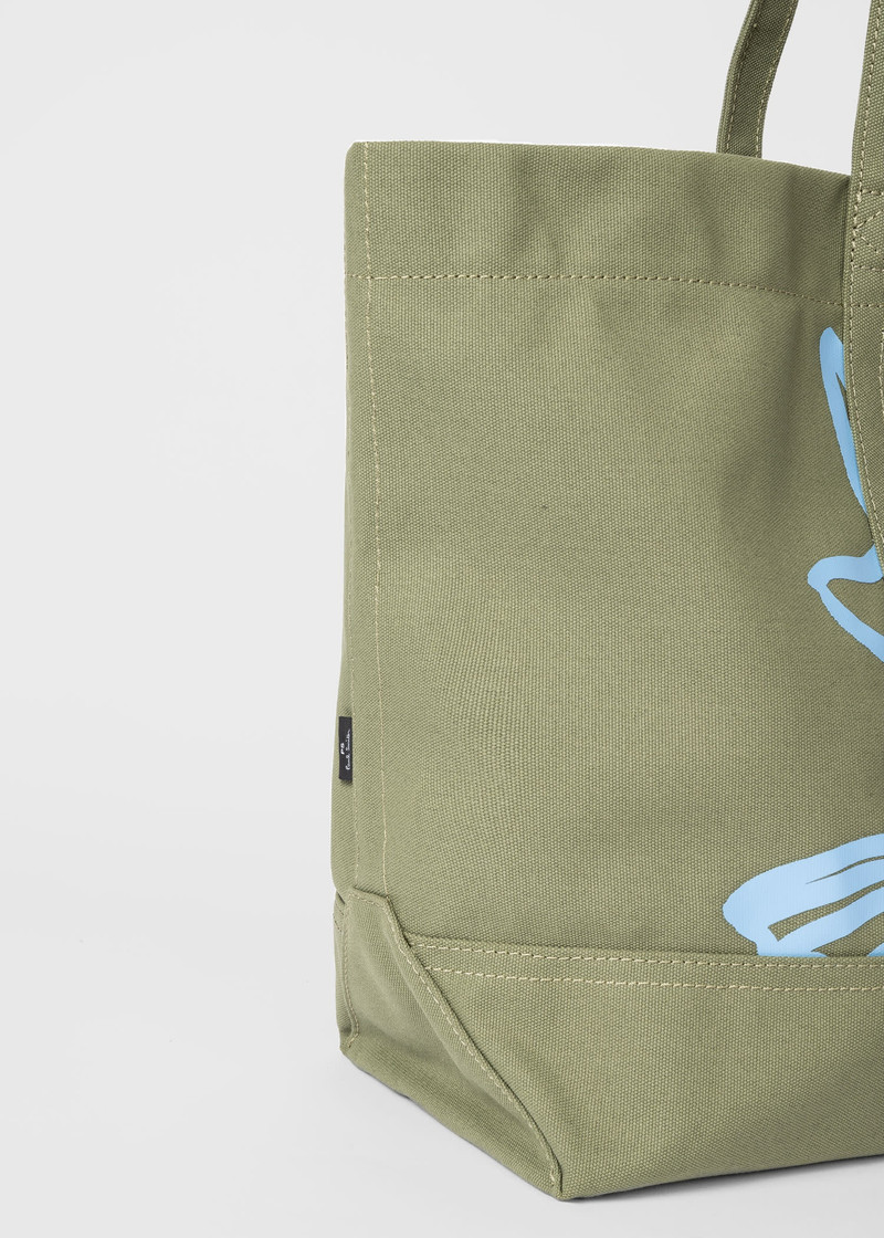 Green 'Fish' Tote Bag 3