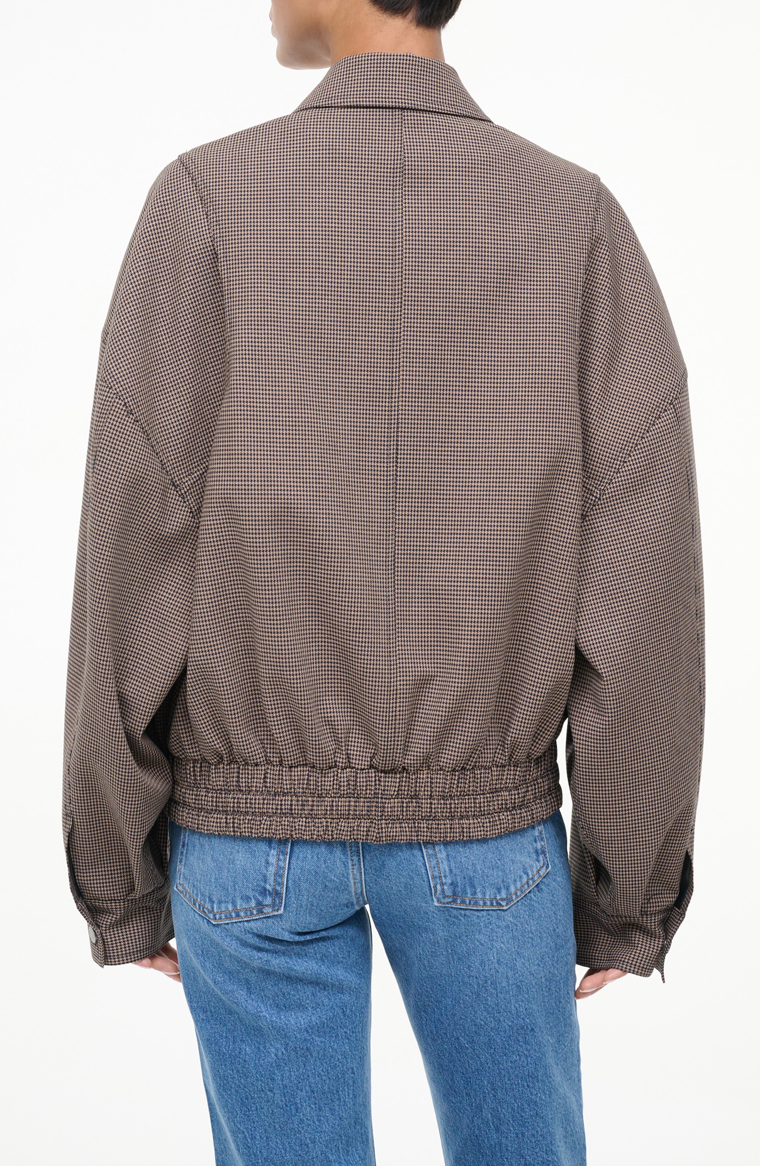 STAUD Eugene Micro Houndstooth Jacket at Nordstrom - 2