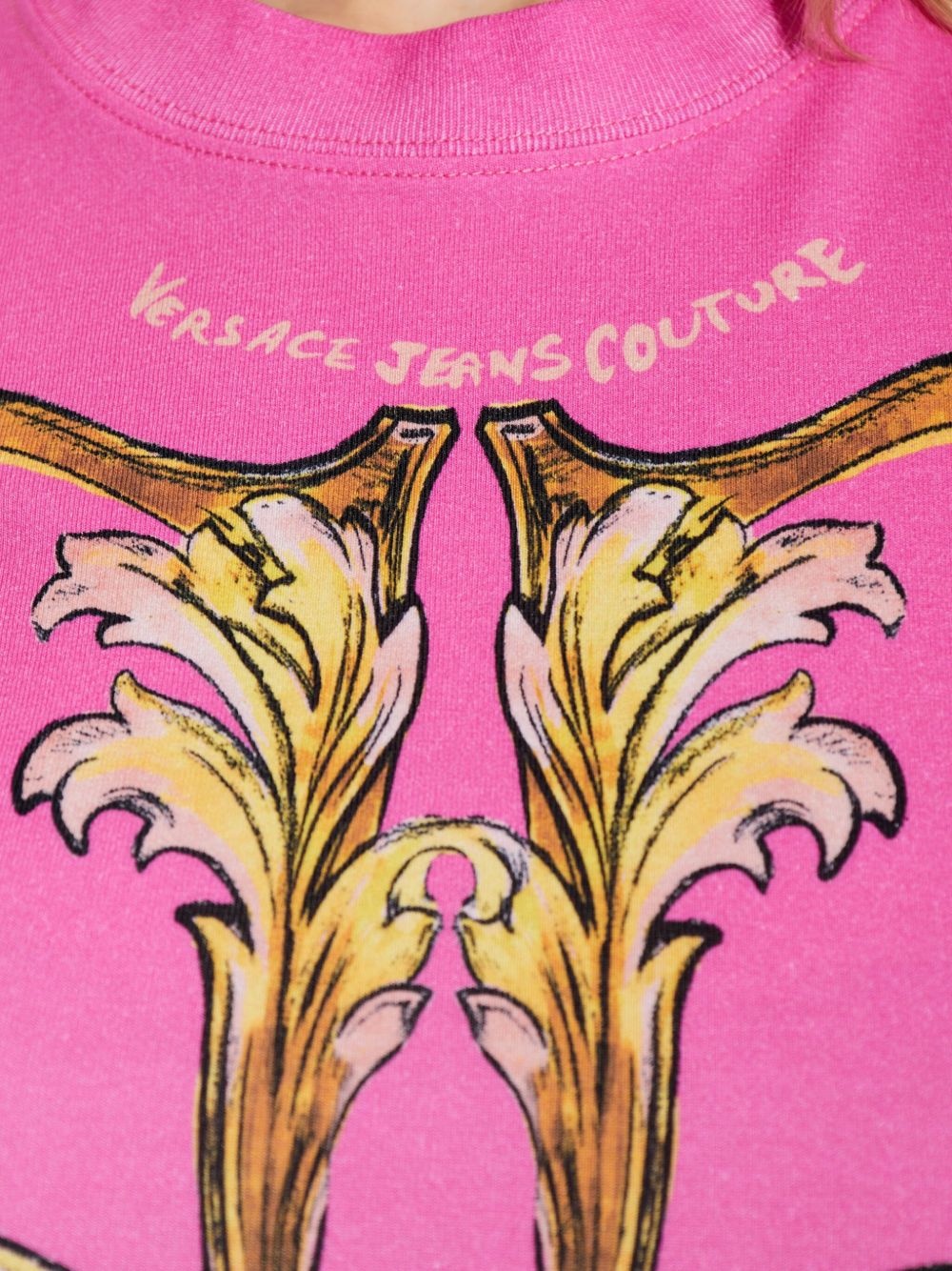 Outline Barocco T-shirt mini dress - 5