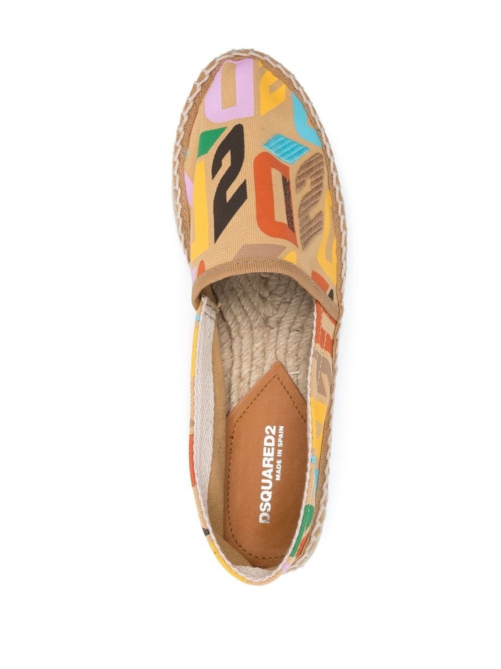 all-over logo-print espadrilles - 4