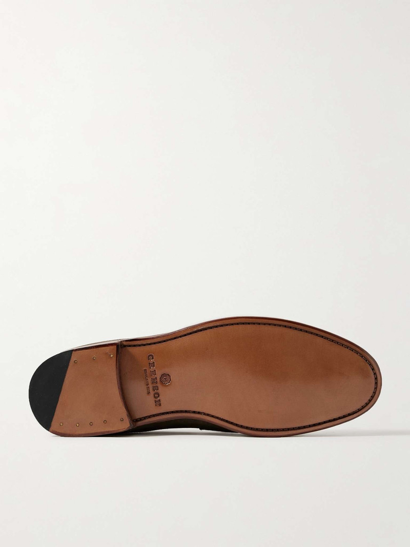 Grenson Lloyd Suede Penny Loafers outlook