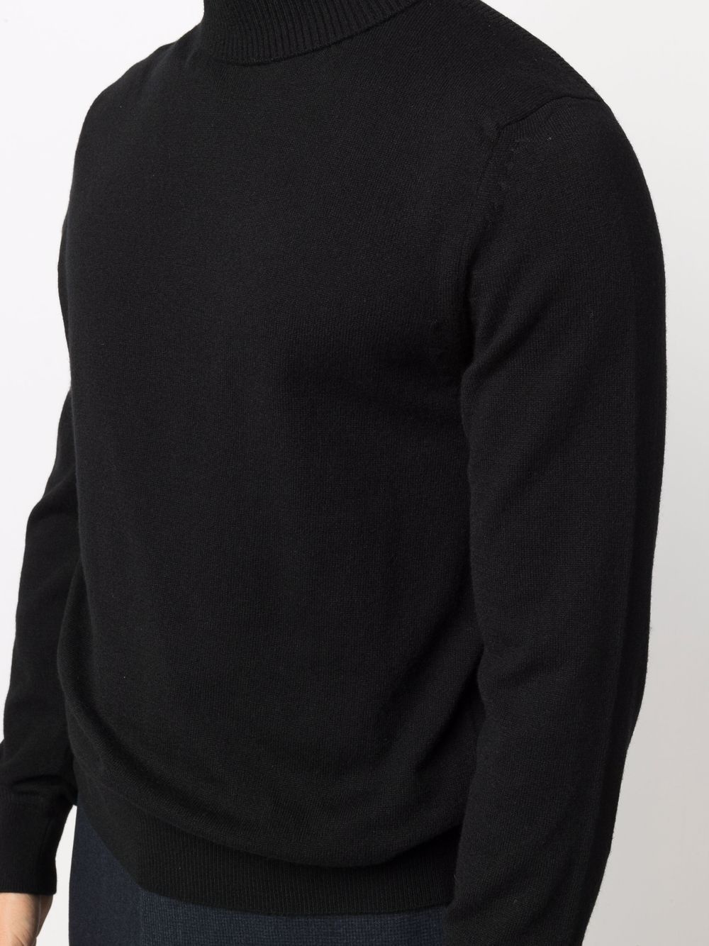 mock neck cashmere-blend jumper - 5