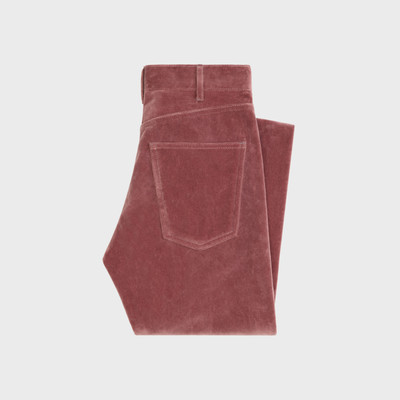 CELINE DYLAN FLARED JEANS IN VELVET outlook