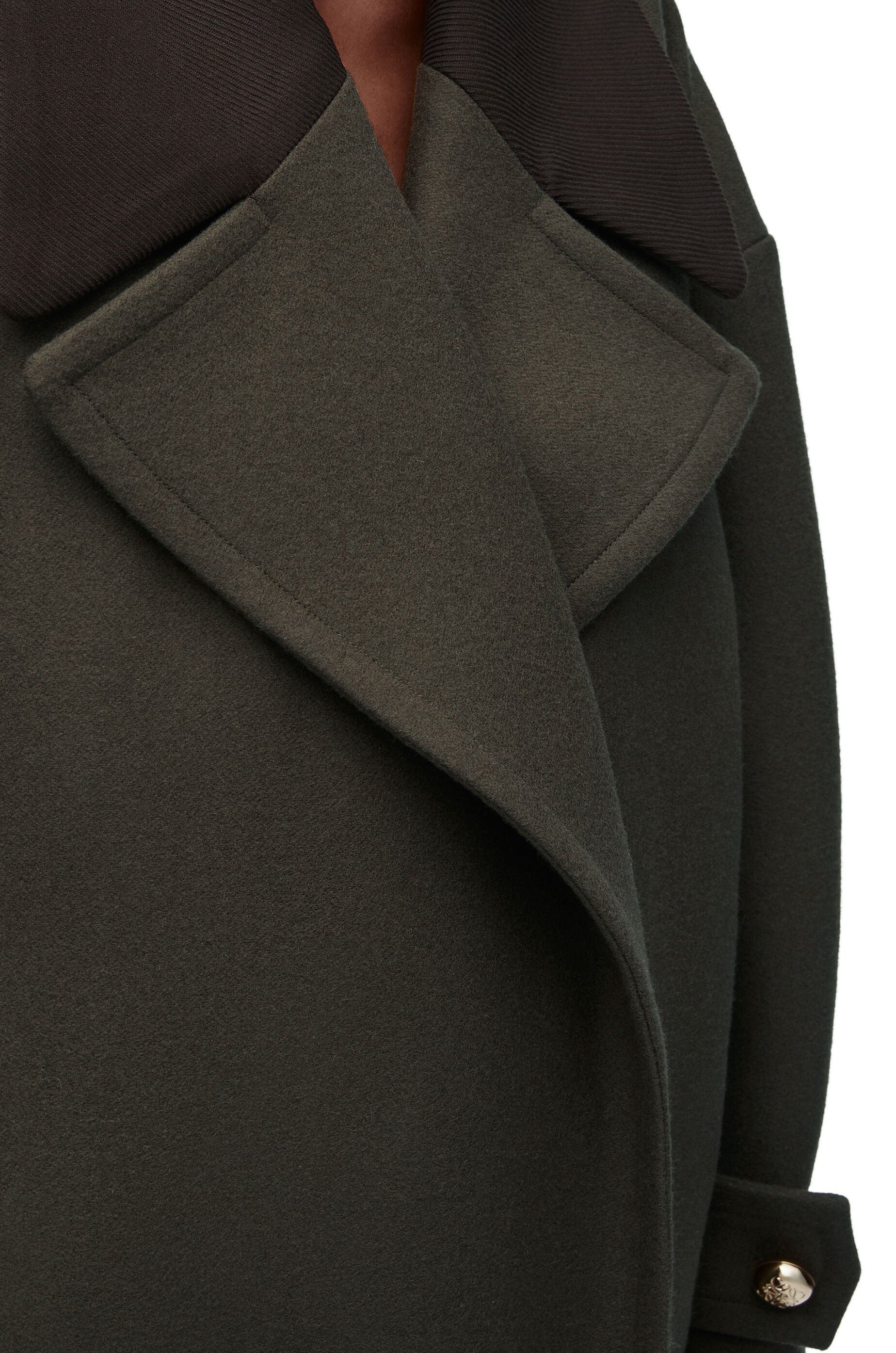 Pebble coat in wool blend - 4