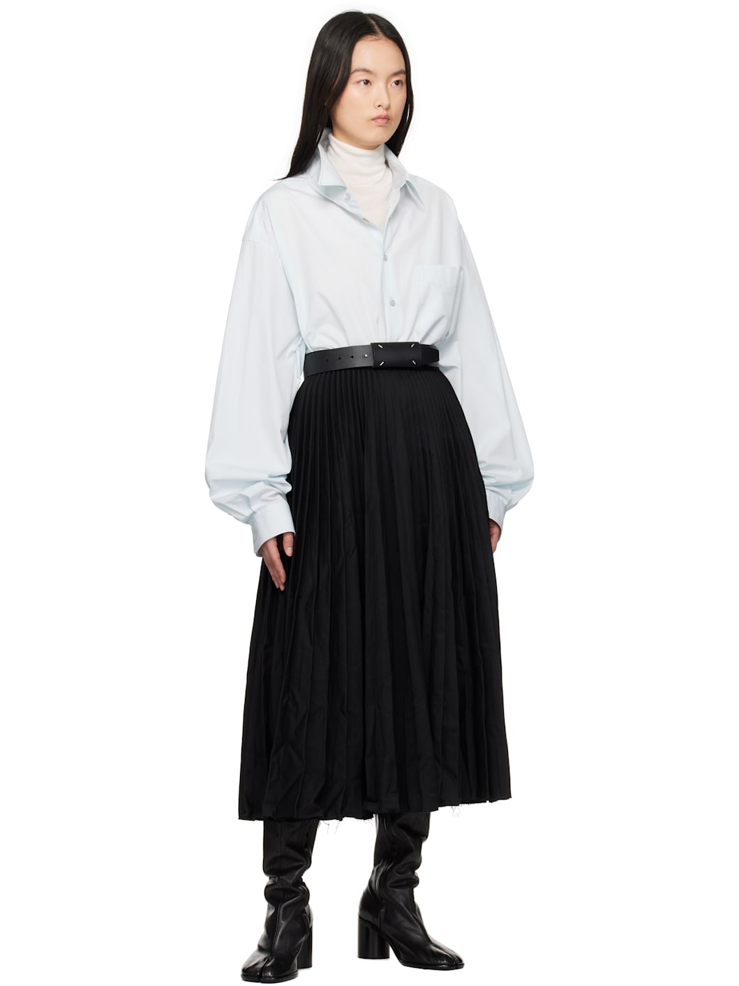 Black Tab-Slot Belt - 3