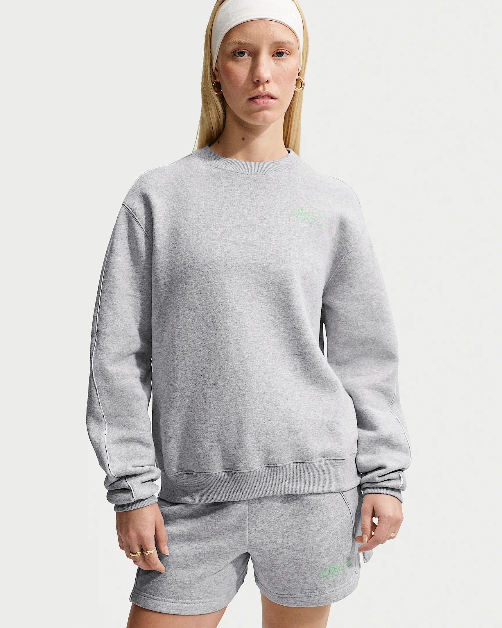 Nike Studio Fleece Medium Weight Women's "Nike Athletic Department" Crew - 1