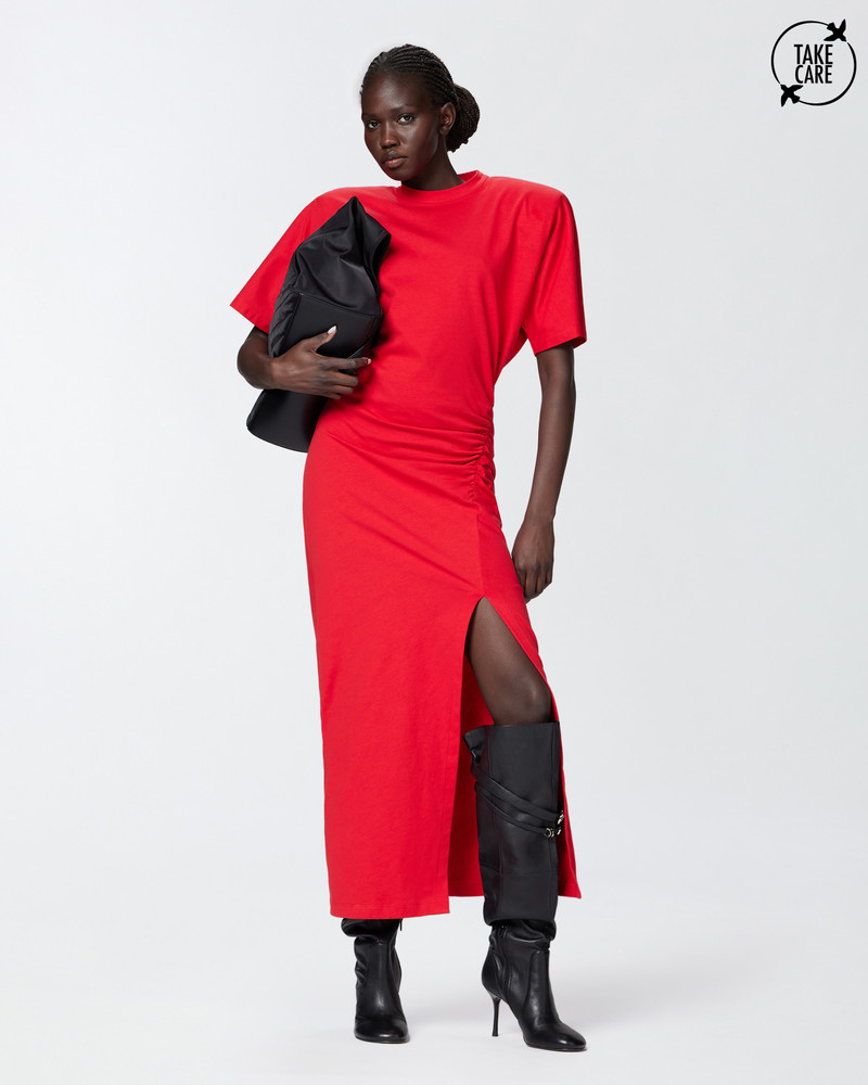 PINKO LONG T-SHIRT DRESS WITH PADDED SHOULDERS outlook