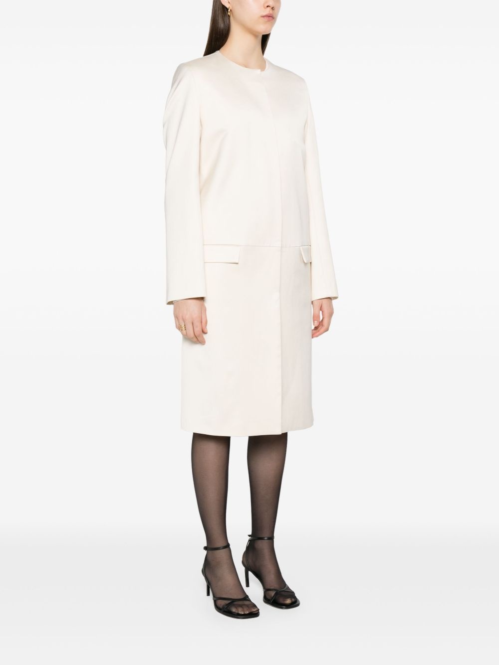 送料込/関税込■toteme■シティレザーコート Cream 'City' leather coat TOTEME - SchaferandweinerShops