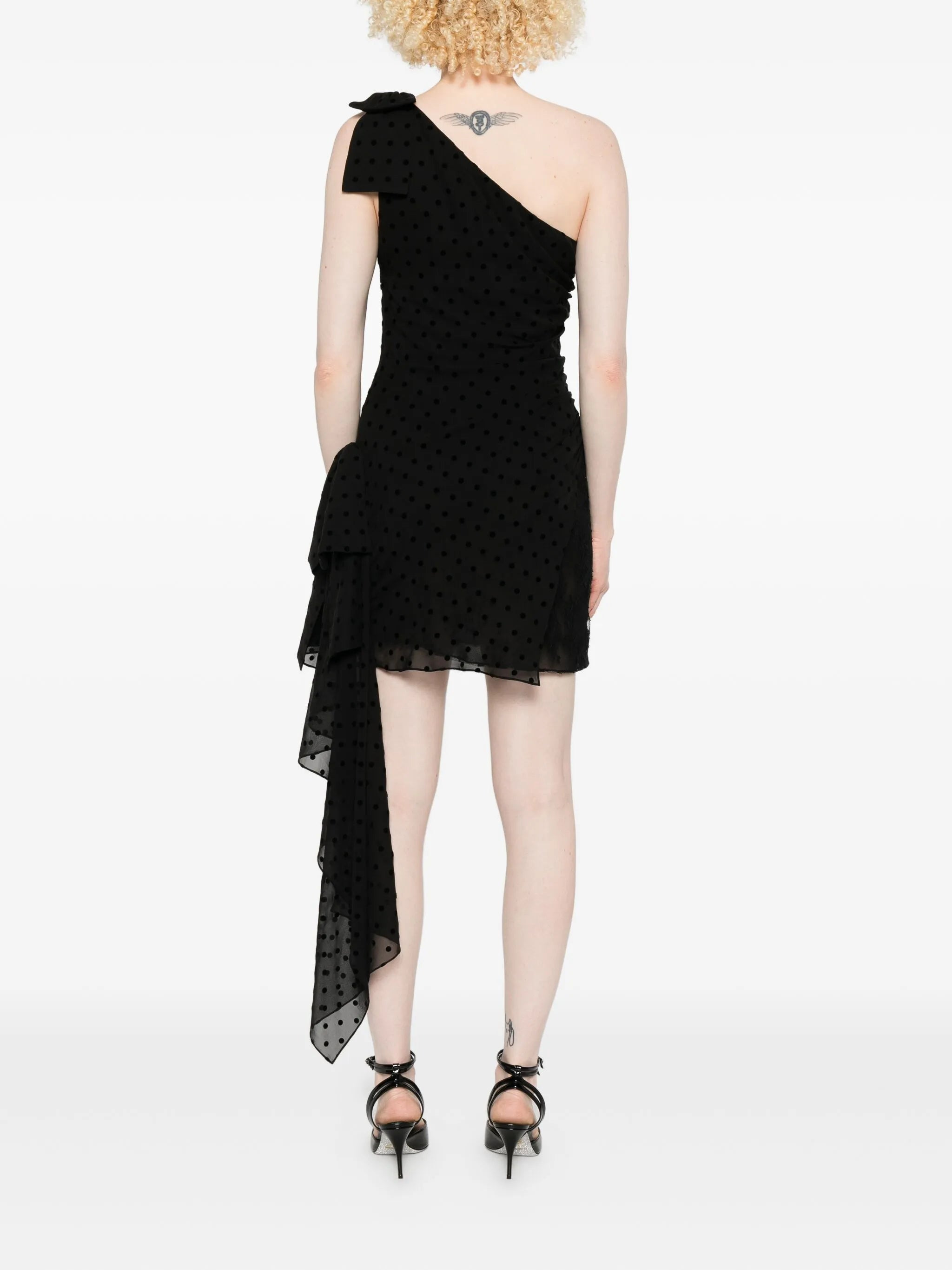 Alessandra Rich Polka-dot Ruffled Dress - 3