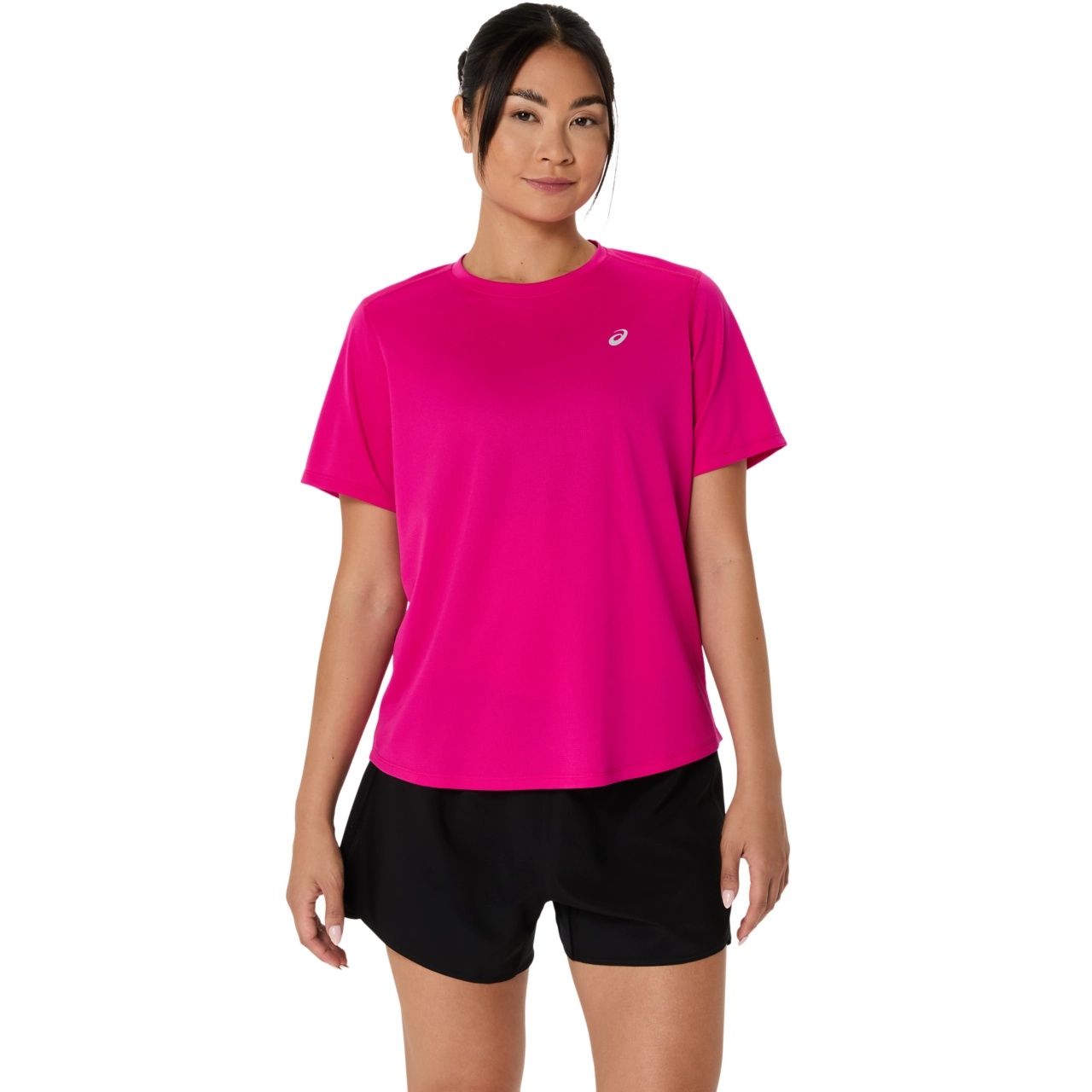 ASICS SILVER SHORT SLEEVE TOP - 1