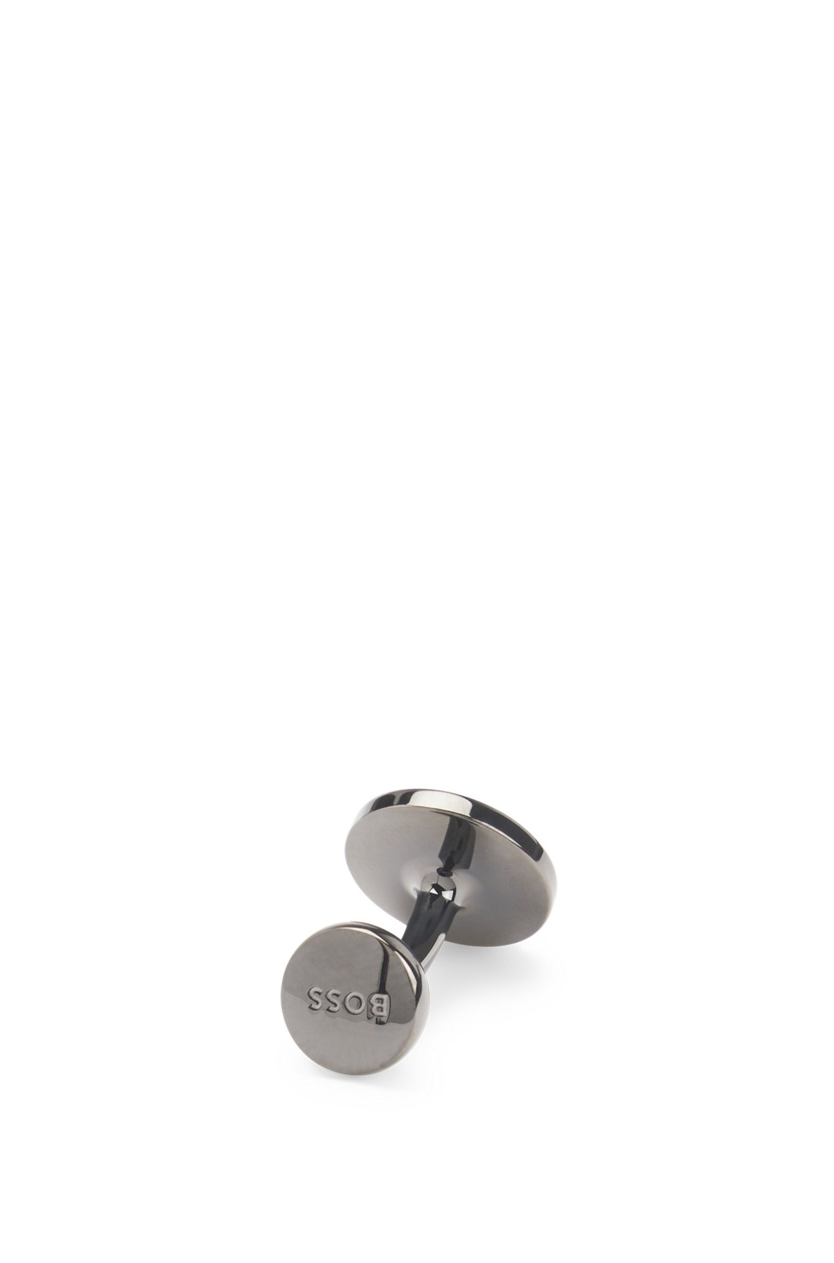 BRASS CUFFLINKS WITH DOUBLE B MONOGRAM - 3