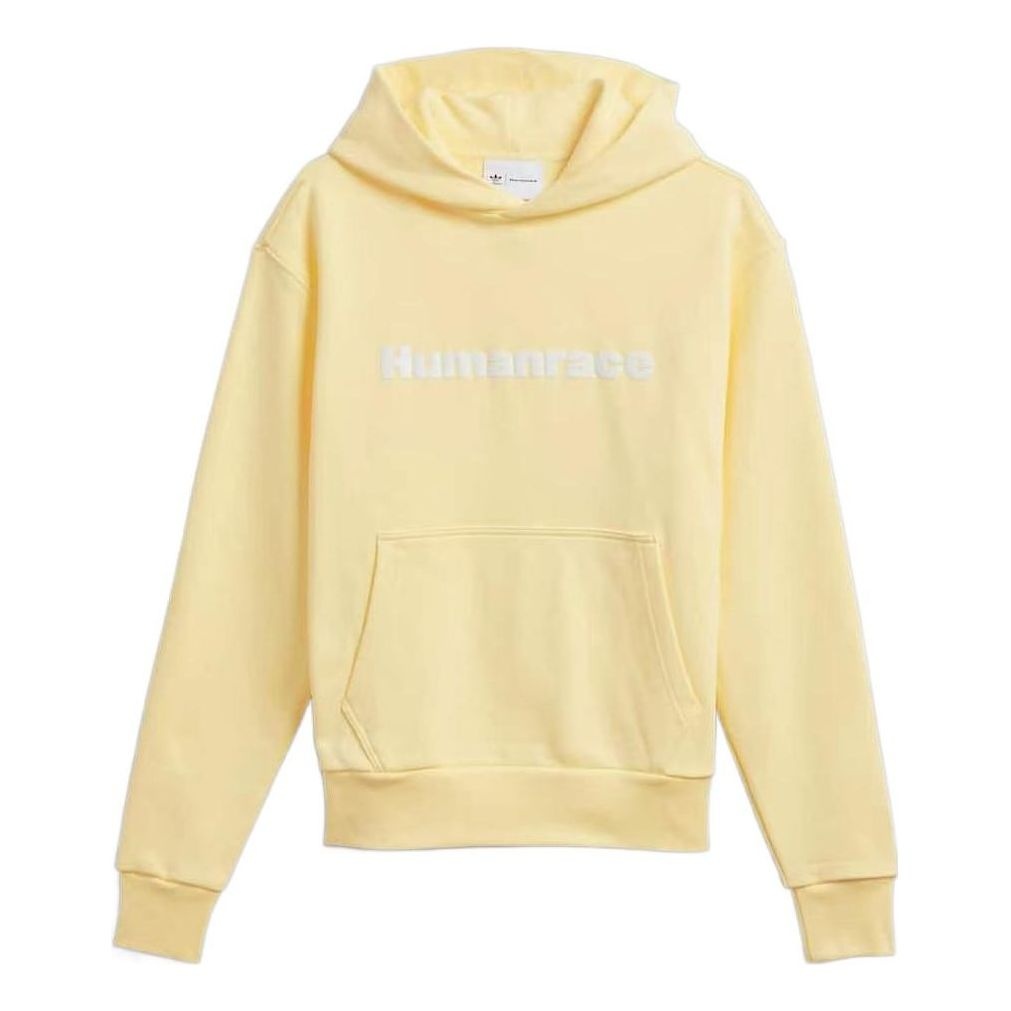 adidas x Pharrell Humanrace Logo Hoodie 'Yellow' H46993 - 1