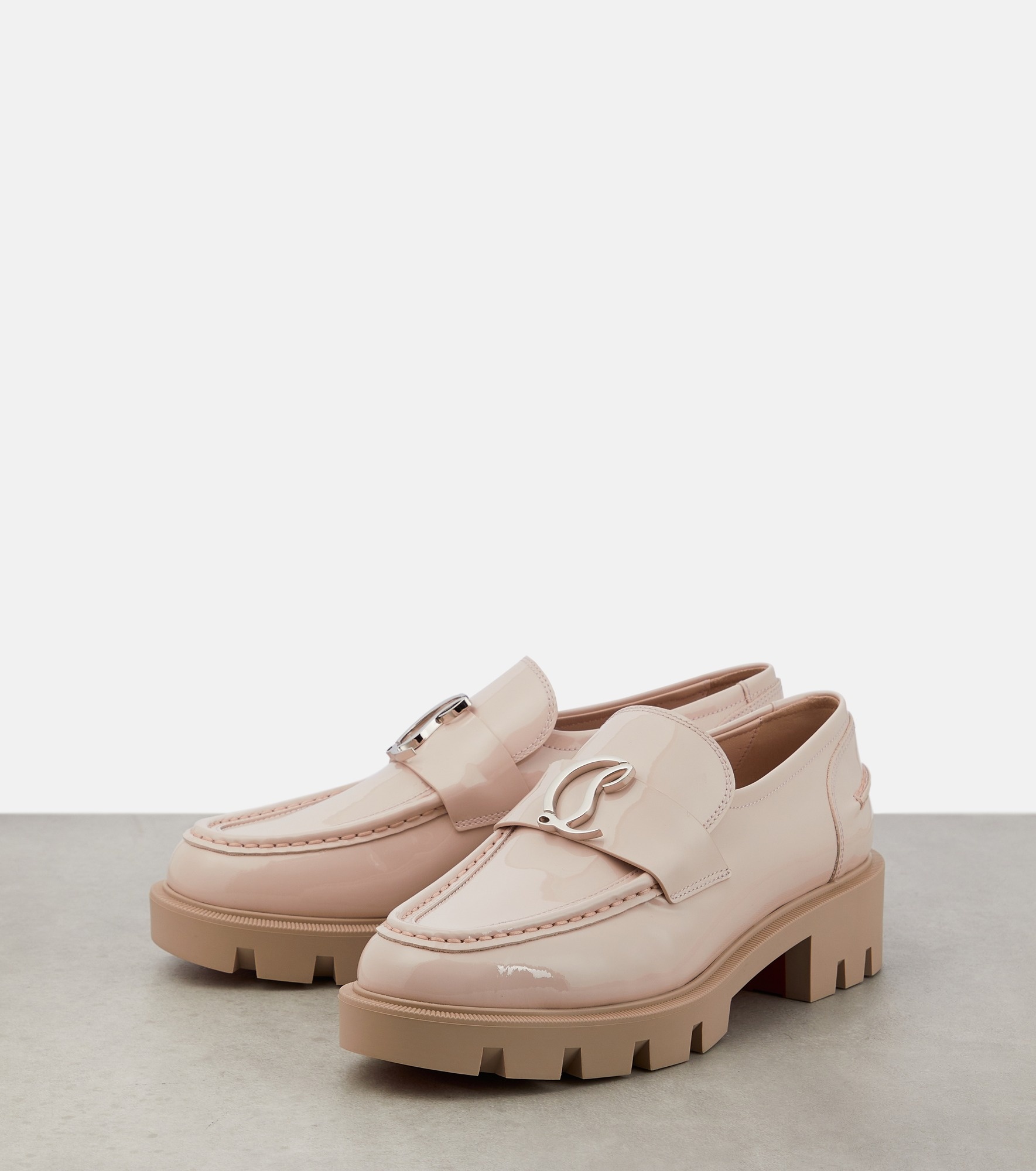 CL Moc Lug patent leather loafers - 5