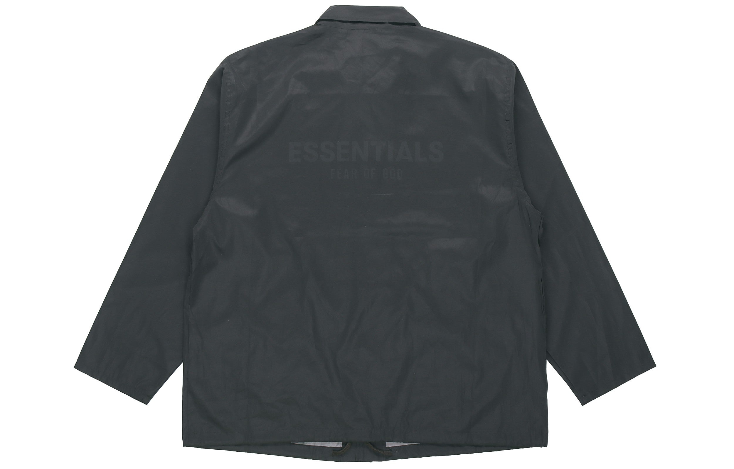 Fear of God Essentials SS21 Coach Jacket Black 0202250500031886 - 3