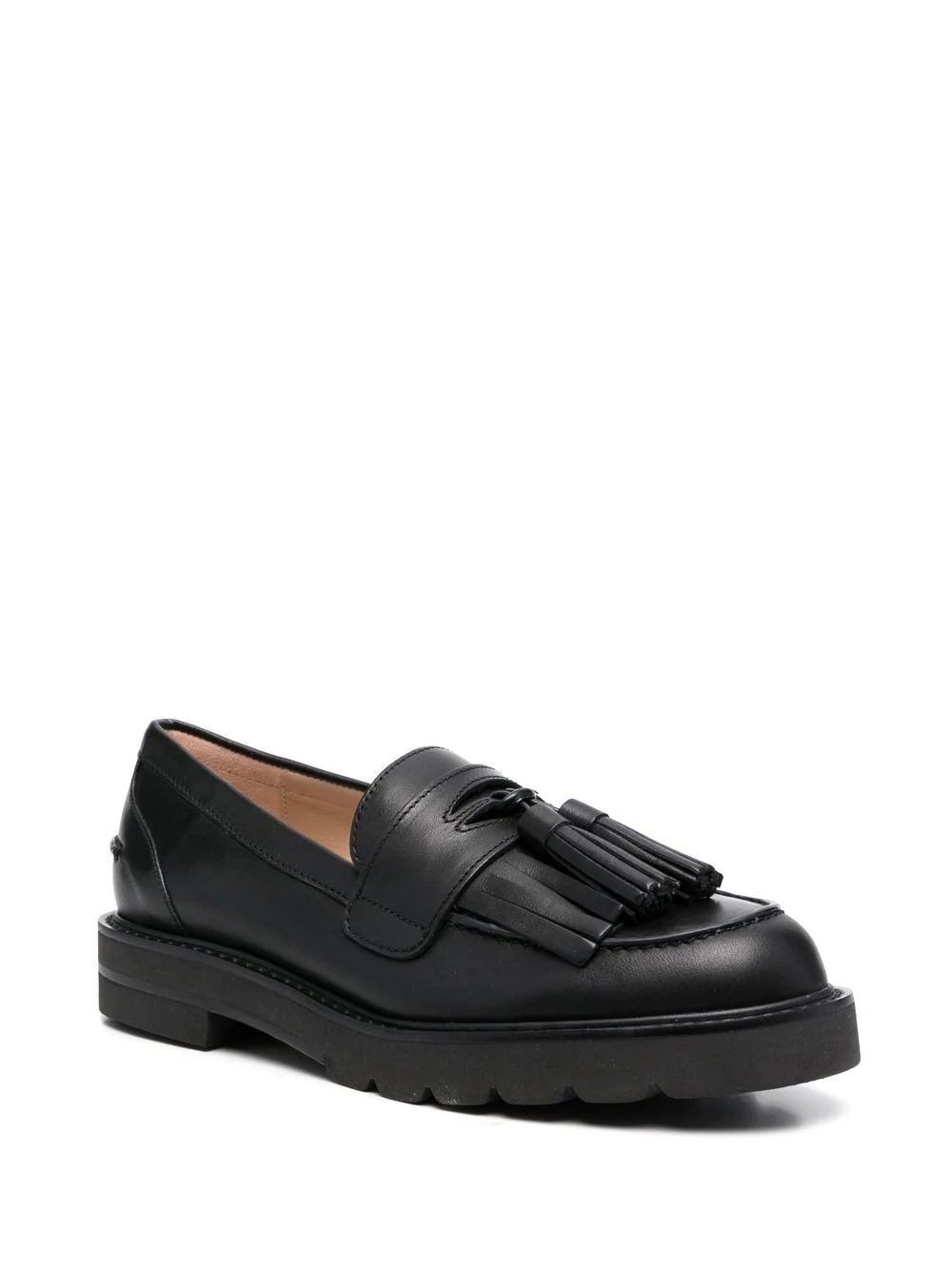 tassel-detail leather loafers - 2