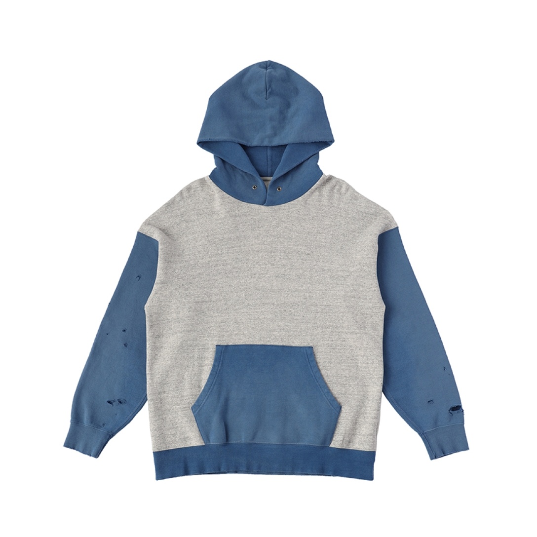 JUMBO HOODIE P.O. CRASH GREY - 1