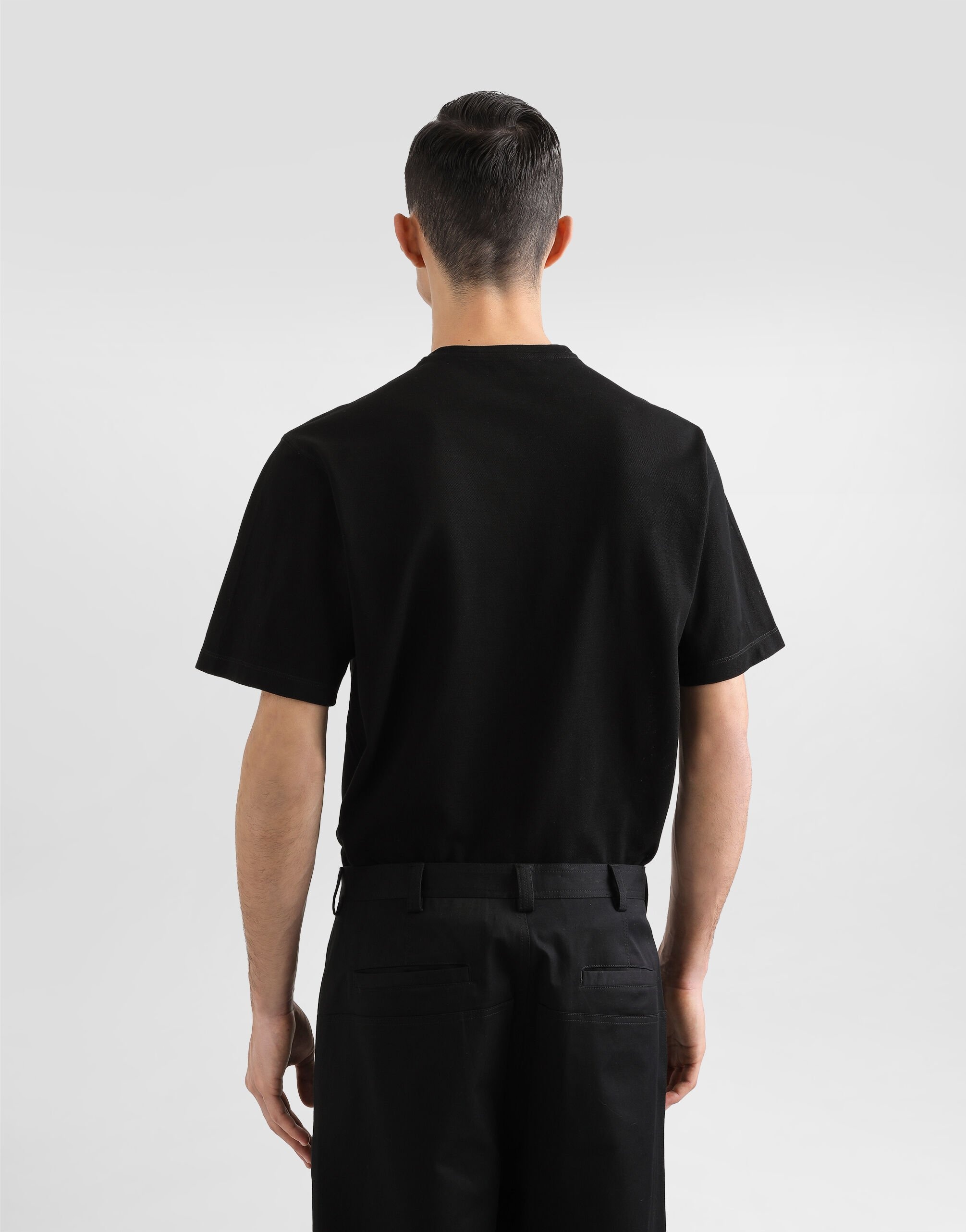 Cotton T-shirt with tag - 5
