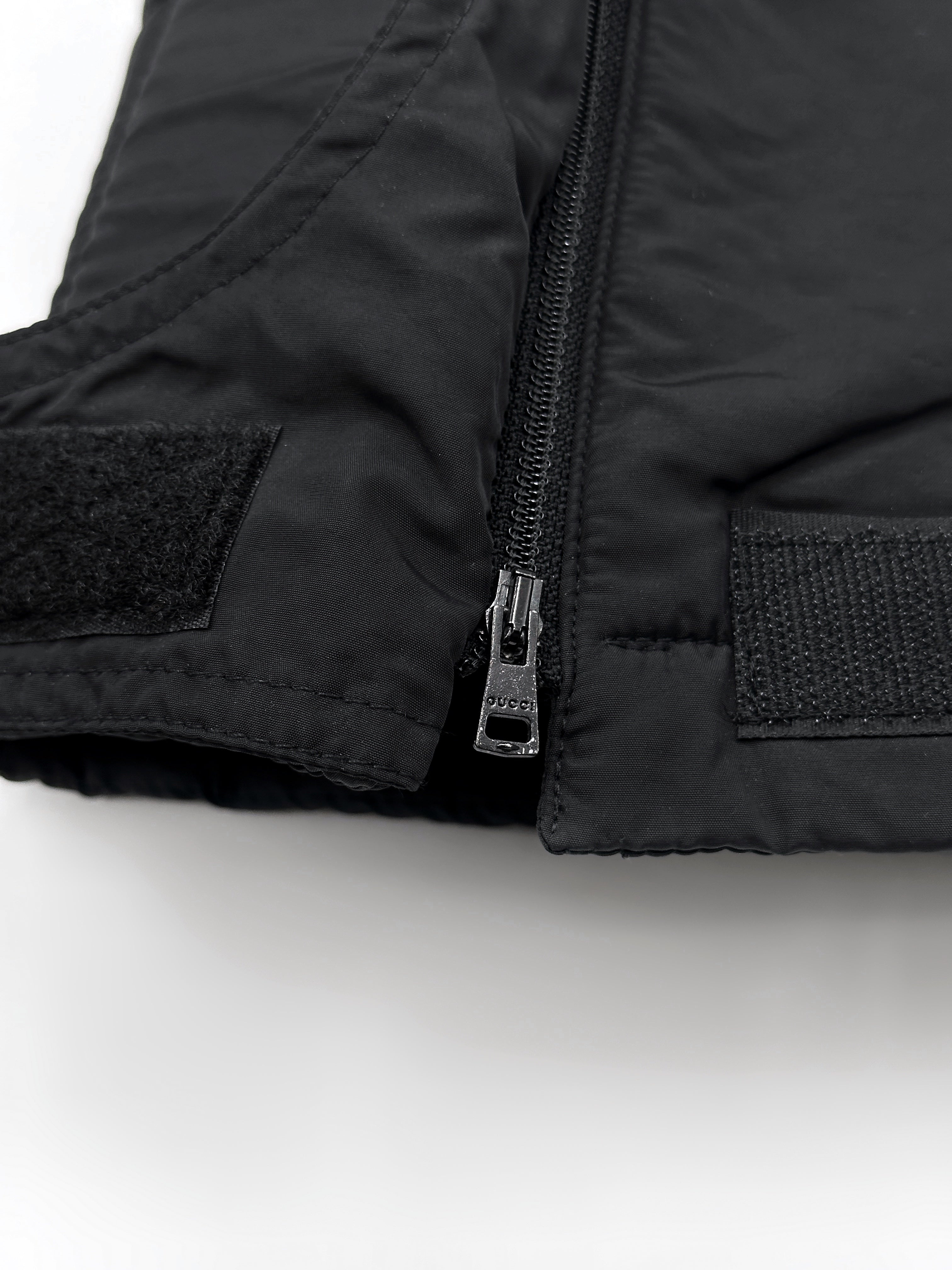 Gucci Fall 1999 Tom Ford Black Padded Ski Pants 40 - 17