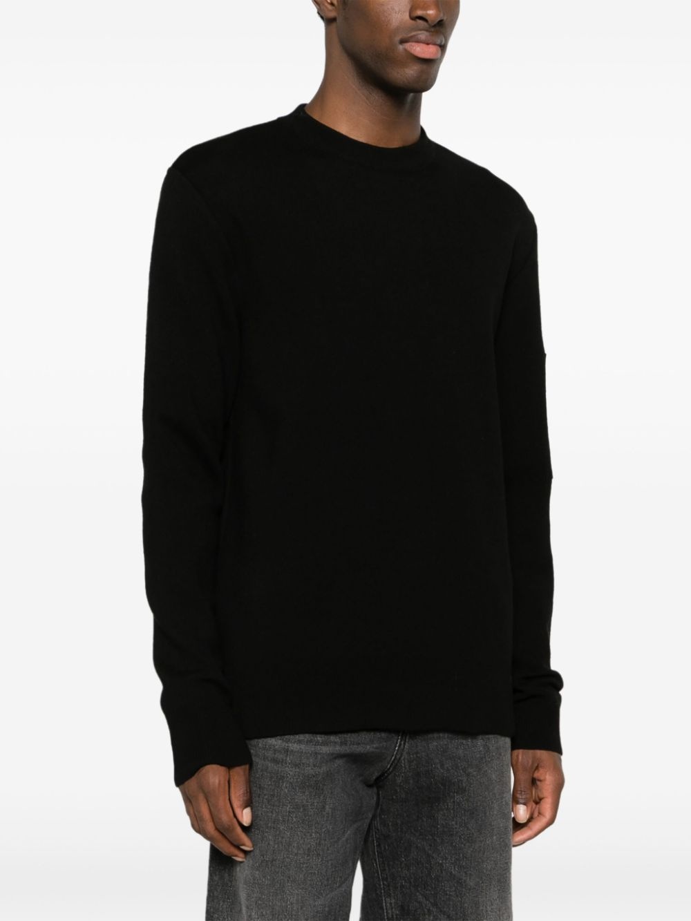 POCKET-APPLIQUÉ WOOL JUMPER - 3