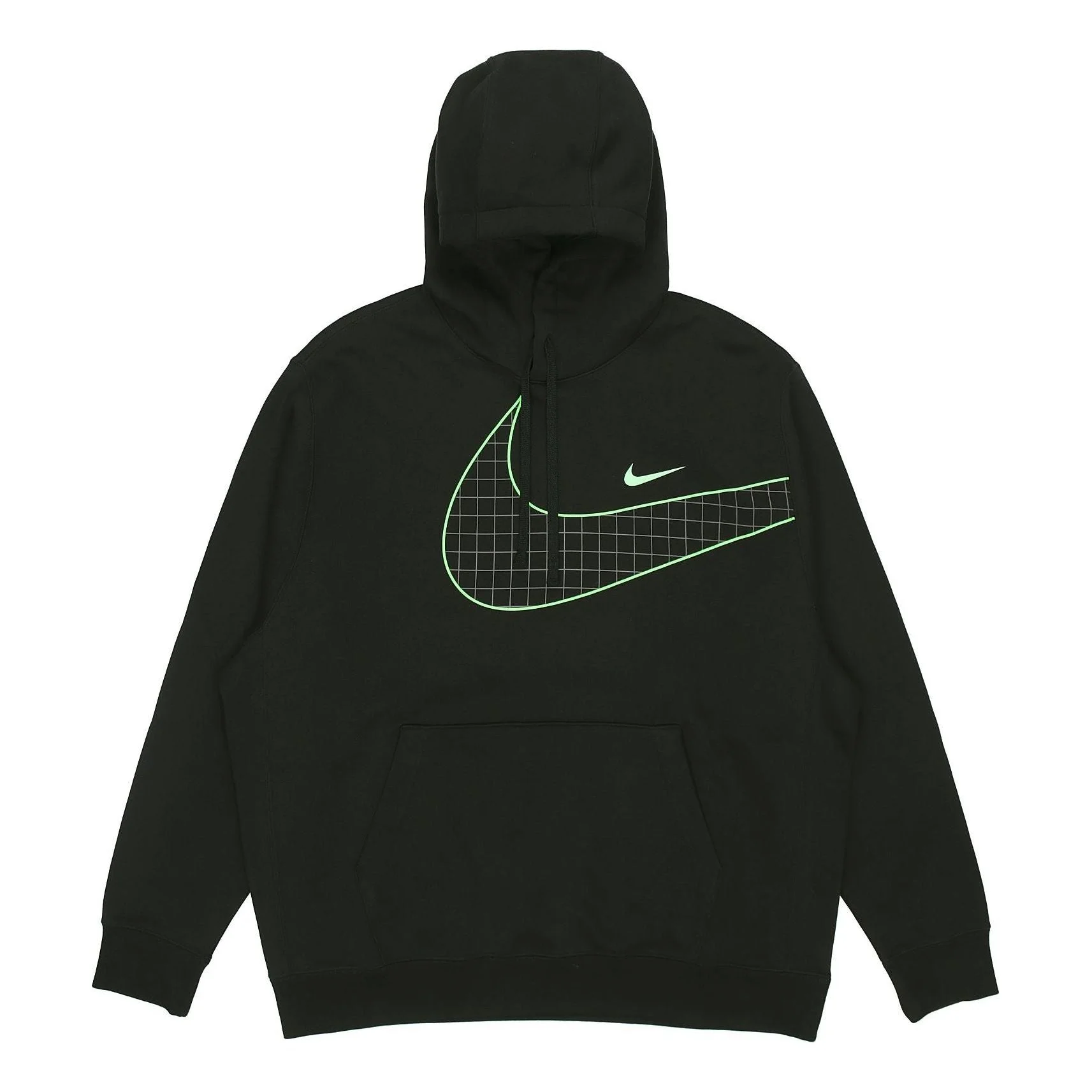 Men's Nike Large Logo Printing Sports Knit Black DO6936-010 - 1