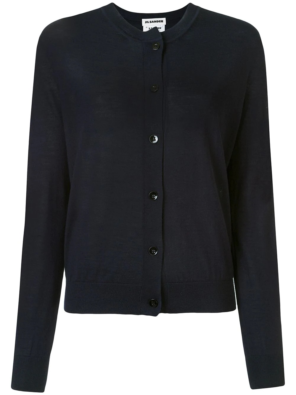 buttoned long-sleeved cardigan - 1