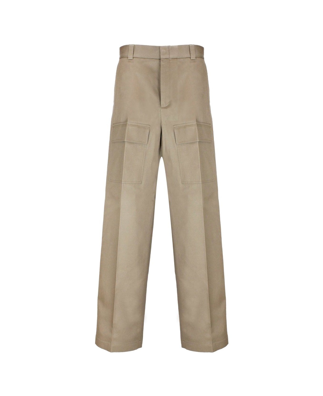 Wide-leg Cargo Trousers - 1