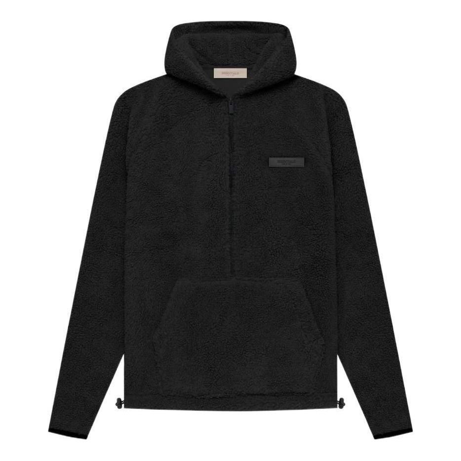 Fear of God Essentials SS22 Polar Fleece Half Zip Hoodie 'Iron' FOG-SS22-396 - 1