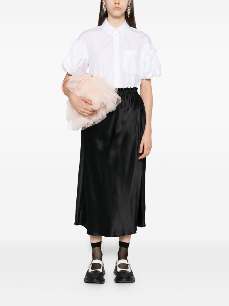 Simone Rocha ruffled silk skirt outlook