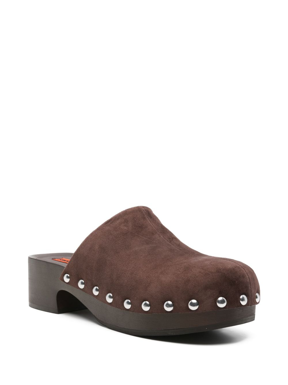 suede clog pumps - 2