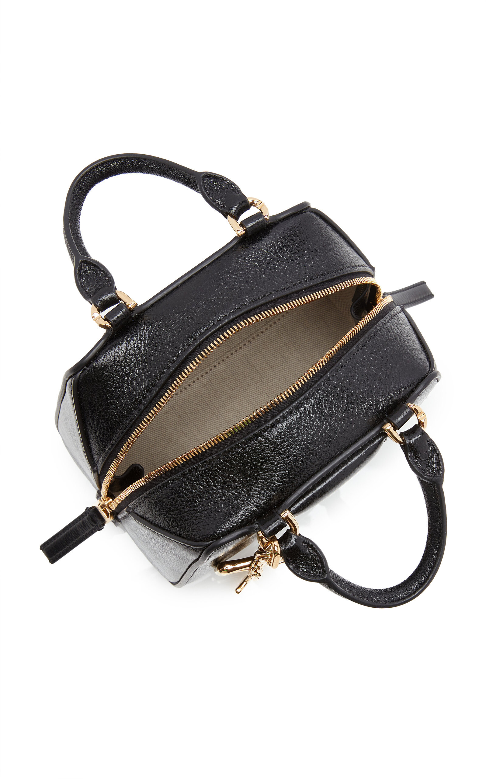 Mini Antigona Cube Leather Top Handle Bag black - 5
