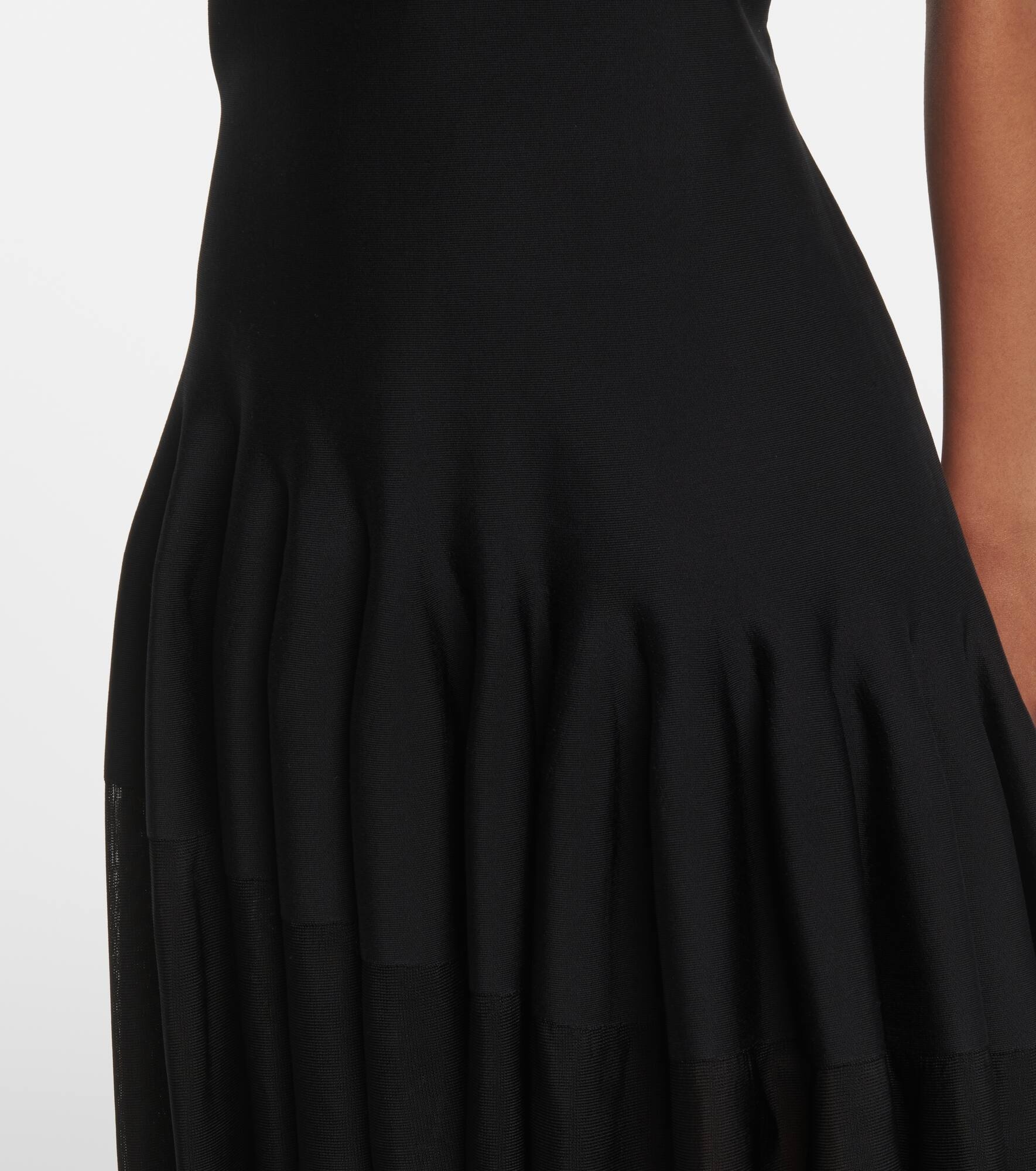 Pleated strapless gown - 5