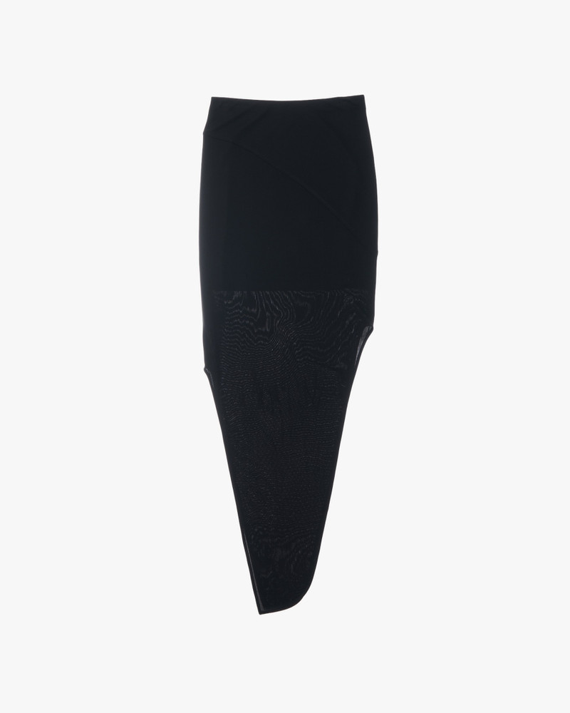 TWISTED ASYMMETRIC SKIRT 1
