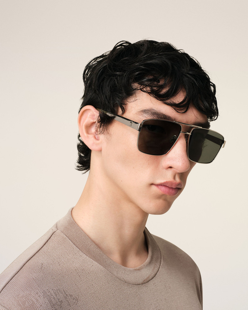 AMI Paris SILVER STAINLESS STEEL 75007 SUNGLASSES outlook