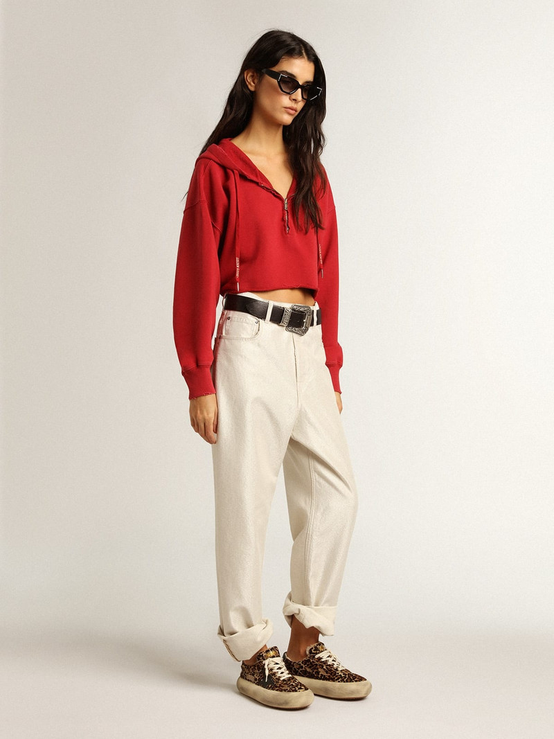Golden Goose Golden white denim pants outlook