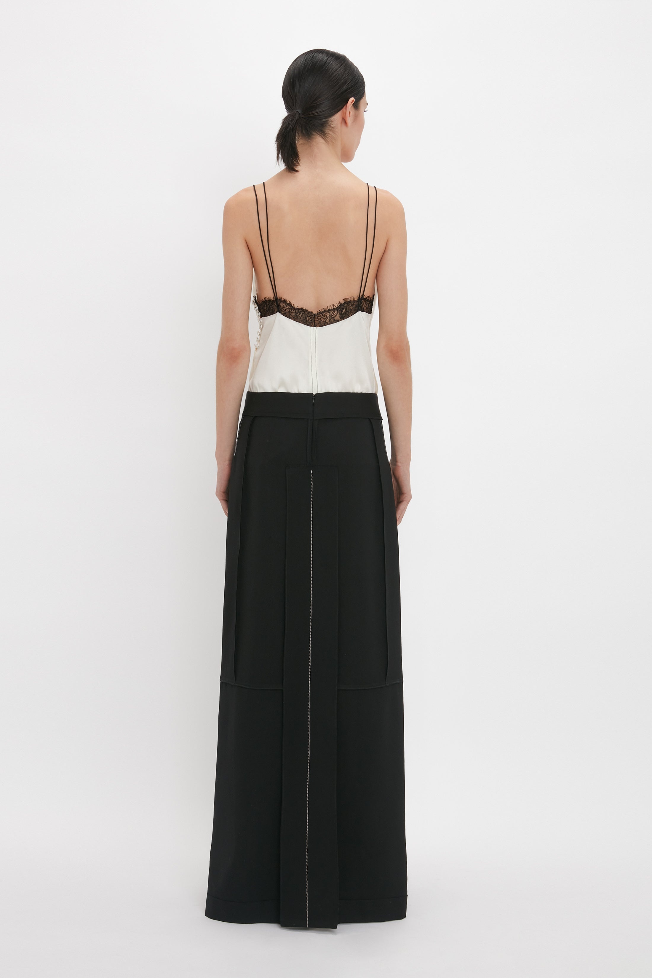 Lace Detail Cami Top In Harvest Ivory - 4