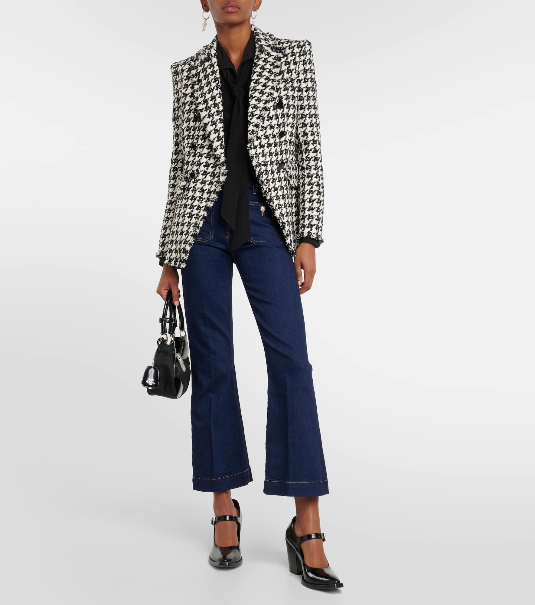 Carson cropped flared jeans - 2