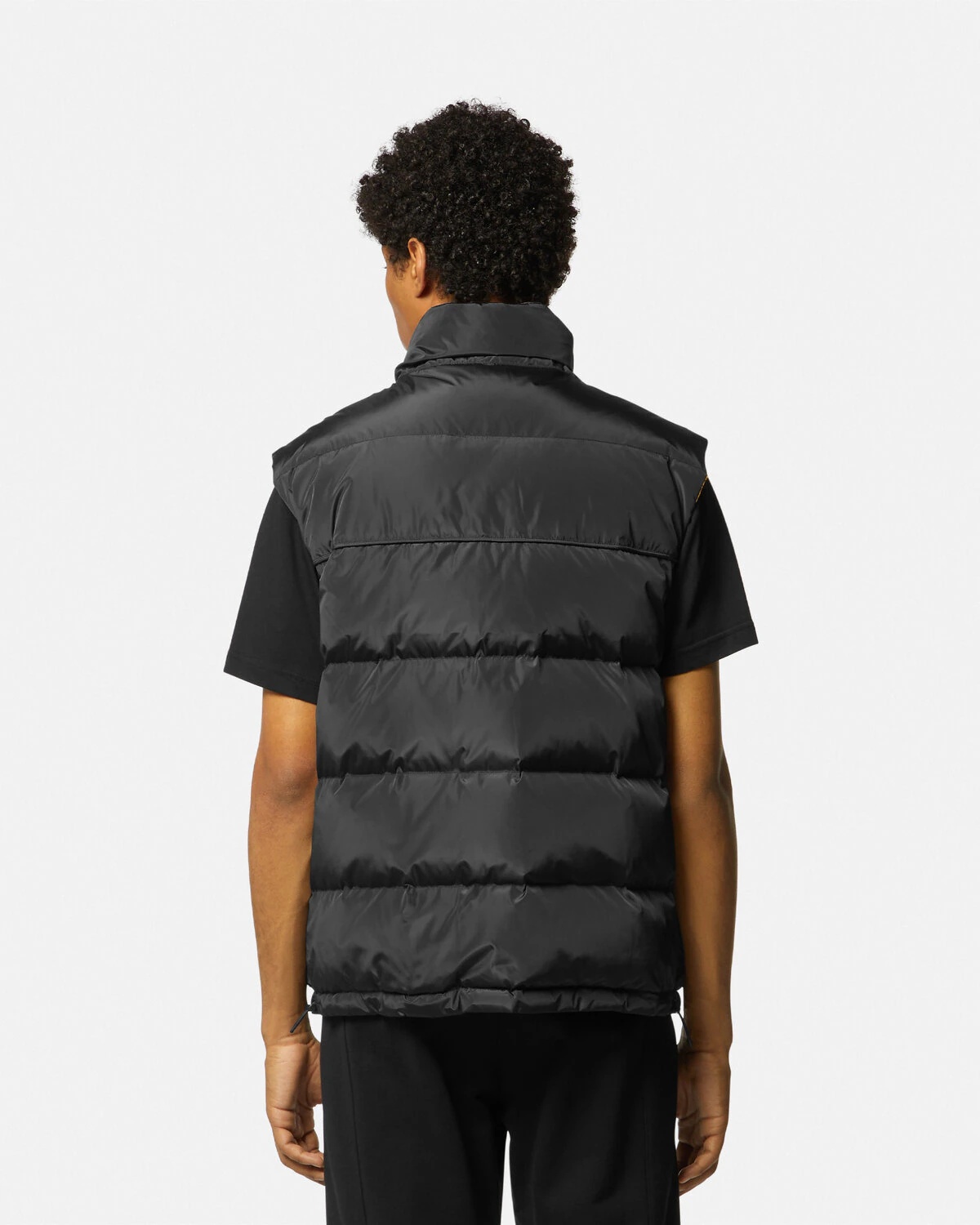 V-Emblem Reversible Puffer Vest - 4