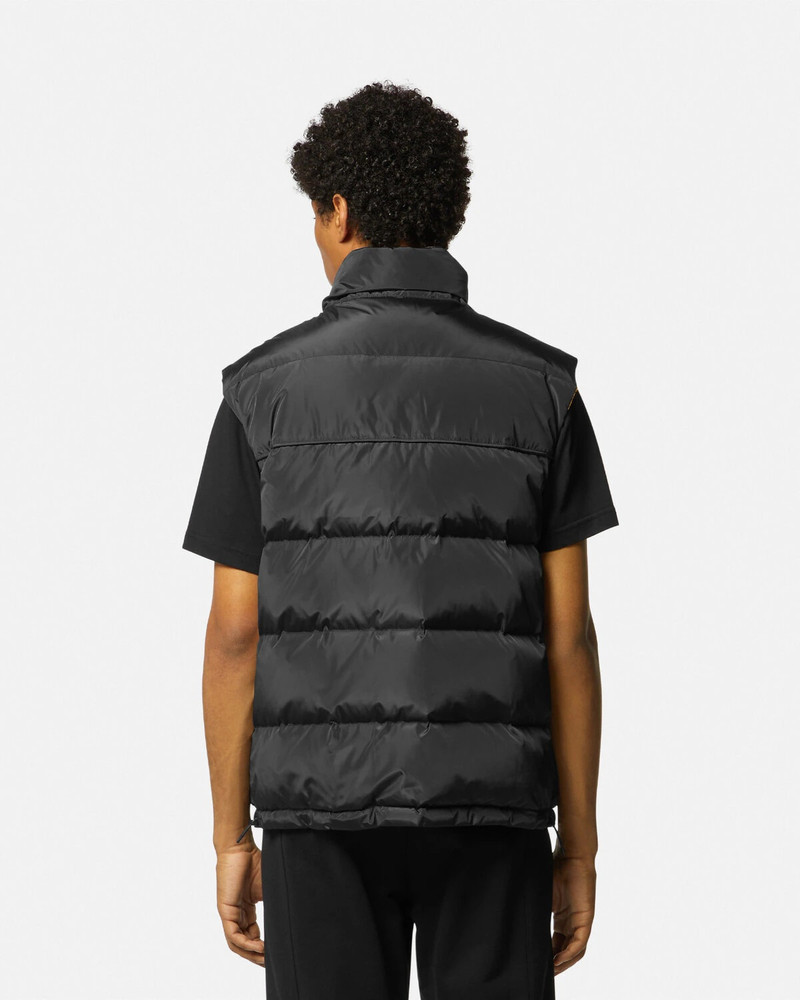V-Emblem Reversible Puffer Vest 4