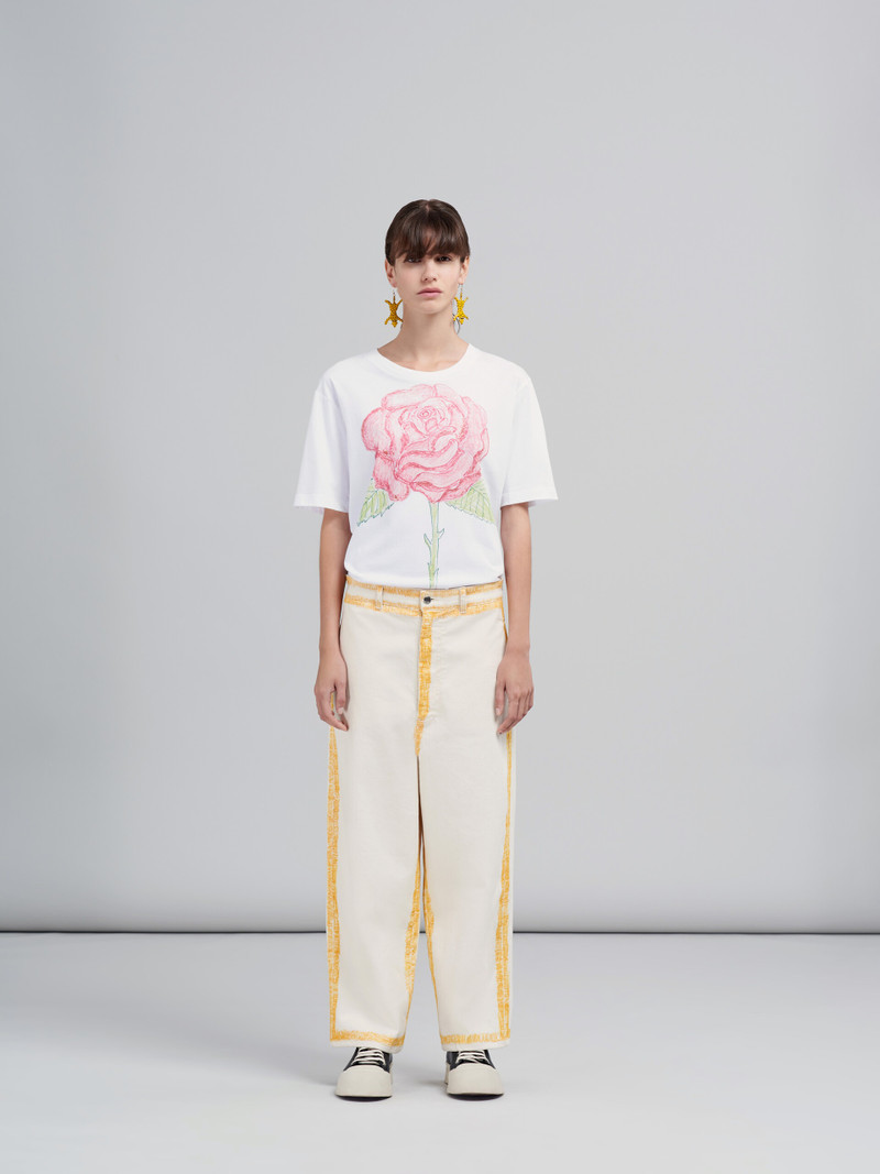 Marni BEIGE DENIM TROUSERS outlook