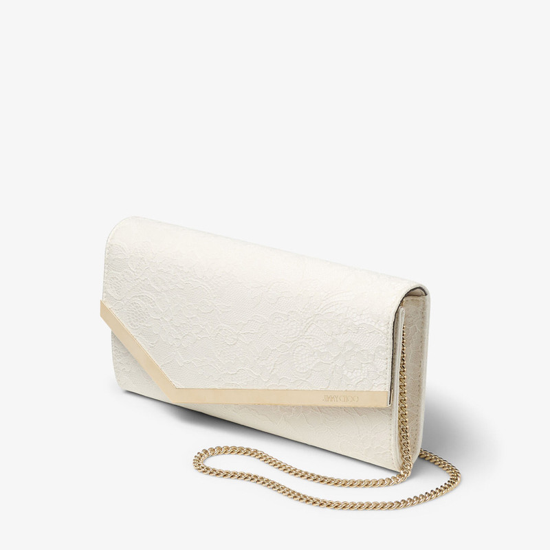 JIMMY CHOO Emmie
Ivory Jimmy Choo Lace Clutch Bag outlook